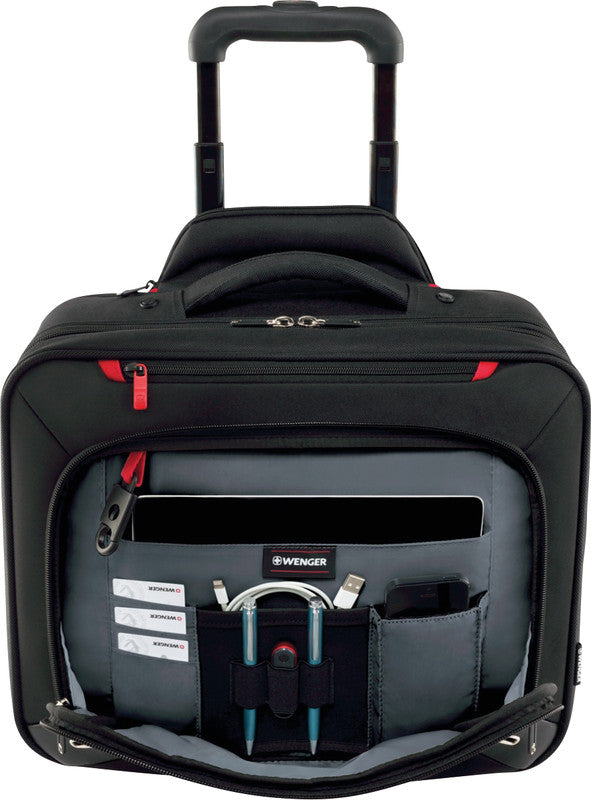 Wenger/SwissGear Wenger Notebook-Trolley Transfer – 18 l, für Notebooks bis 16", Weichschale, schwarz, 43 × 37 × 23 cm
