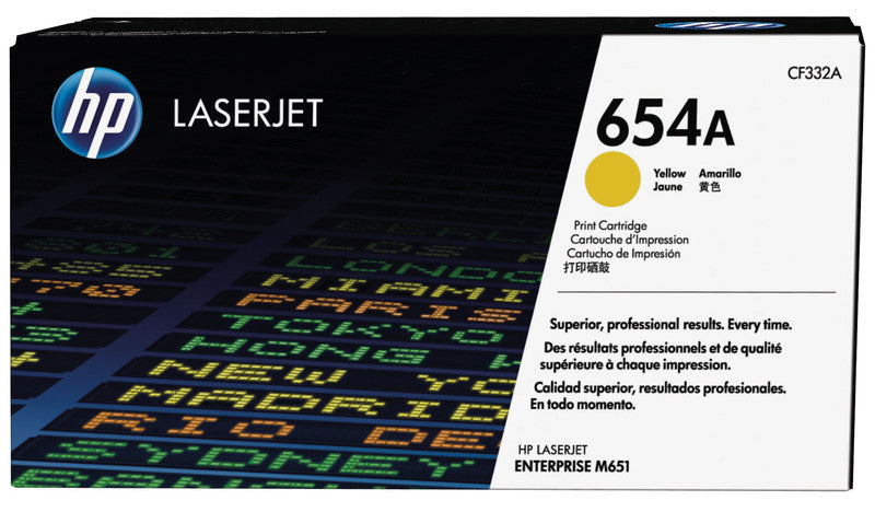 HP Toner 654A – Gelb, 15000 Seiten