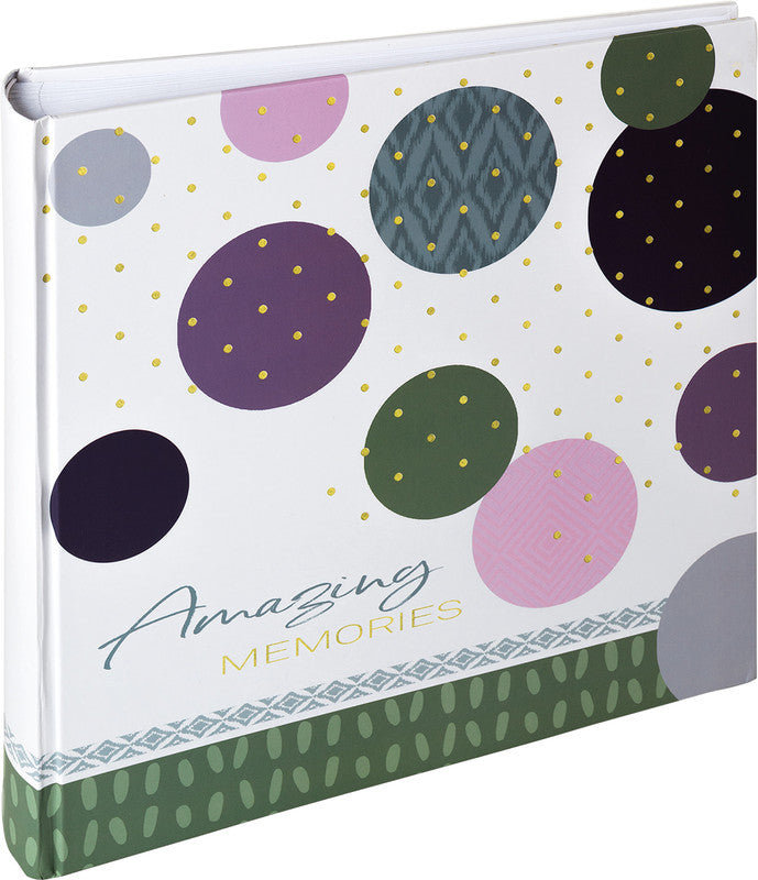 Walther Design Fotoalbum – für 300 × 300 mm, grün, mit Pergaminzwischenblättern, Karton