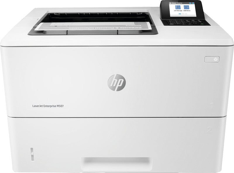 HP LaserJet Enterprise M507dn – A4, S/W, Duplex, 43 S./Min., 1200 × 1200 dpi, LAN/USB, Papier: 650 Blatt