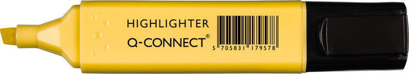 Q-CONNECT Textmarker Set 6 Farben Pastell – Keilspitze, 1–5,2 mm