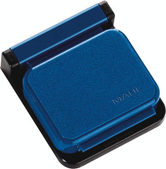 MAUL Stiftschlaufe – selbstklebend, Kunststoff, blau, 36 × 12 mm