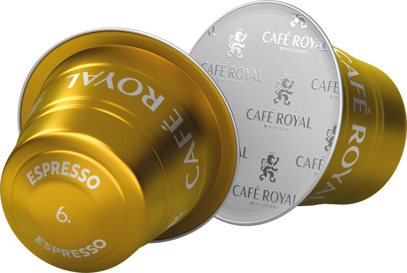 Café Royal Kaffeekapseln Espresso – für Nespresso – Intensität 6 – 36 Kapseln