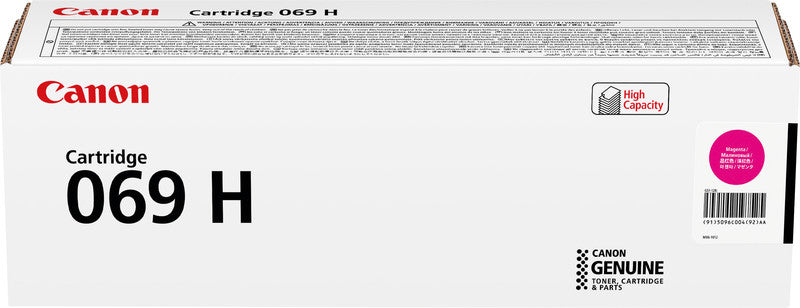 Canon Toner 069H – magenta, 5500 Seiten – für Farb-Laserdrucker/Multifunktionsgeräte
