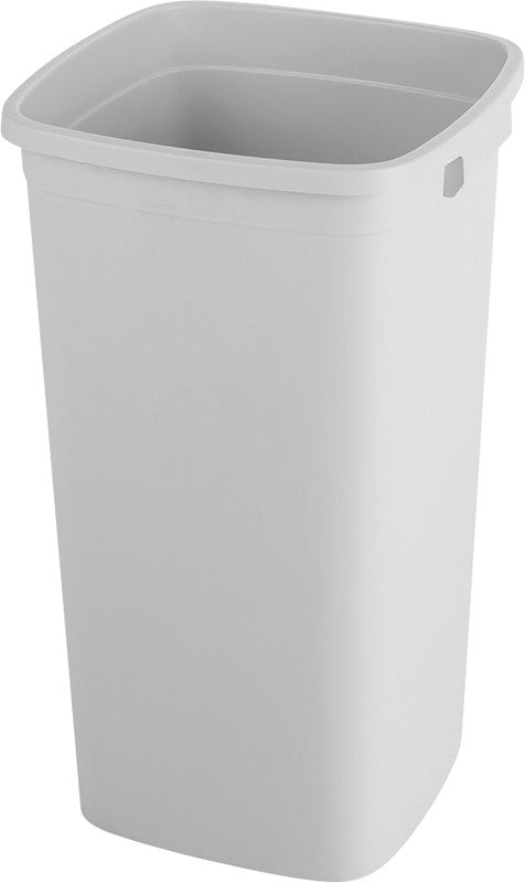 Rothopro Abfallcontainer – 60 l – ohne Deckel – Kunststoff, Polarweiss – B × H × T 390 × 650 × 390 mm