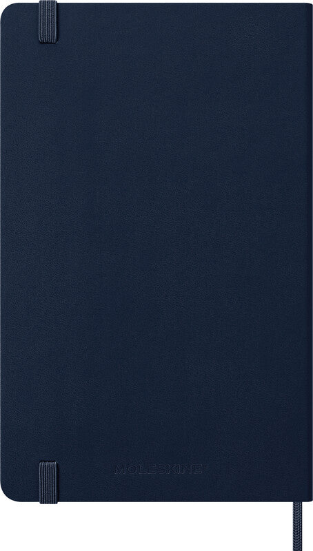 Moleskine Wochenagenda – 1 Woche/1 Seite, gebunden, 13 × 21 cm, 2026, Saphirblau, FSC
