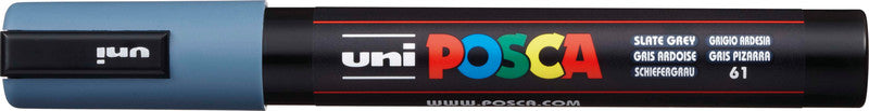 Uni-Ball Non-Permanent Marker – Rundspitze 1,8-2,5 mm – Schiefergrau – Wasserfest