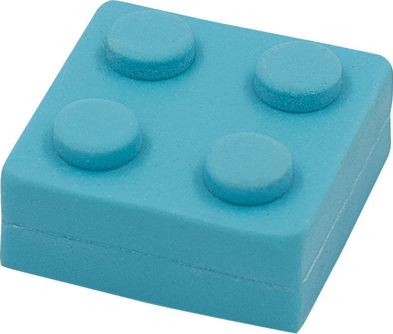 Wedo Radierer Bausteine Bricky – für Bleistifte – 25 × 13 × 25 mm – Kunststoff – sortiert – 4er-Pack