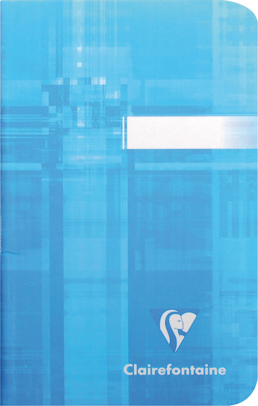 Clairefontaine Notizheft, 90 × 140 mm, kariert 5 mm, Klammerheftung, Karton, 96 Seiten, 90 g/m² – sortiert