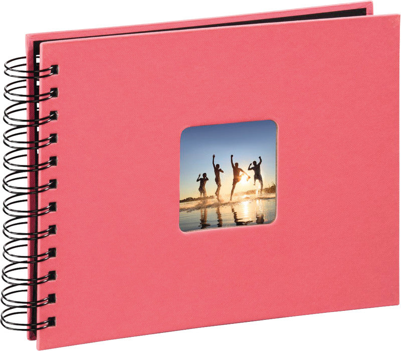 Hama Fotobuch – für 240 × 170 mm, Flamingo, mit Pergaminzwischenblättern, Papier