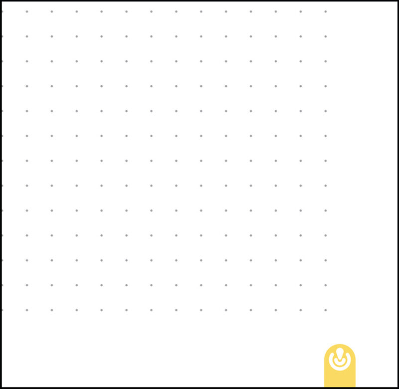 Carchivo Notizbuch-Einlagen A5, Punktraster, spezielle Perforierung, 100 g/m², für Spiralbuch Ingeniox – 50 Blatt