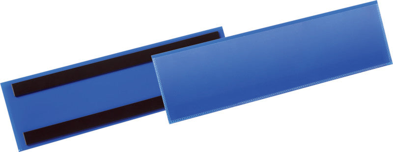 Durable Magnetclip – 297 × 74 mm, blau, wiederablösbar, magnetisch, 50er-Pack