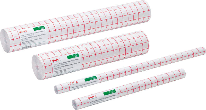 Dufco Klebefolie – glänzend, permanent, transparent – 50,0 × 2500,0 cm