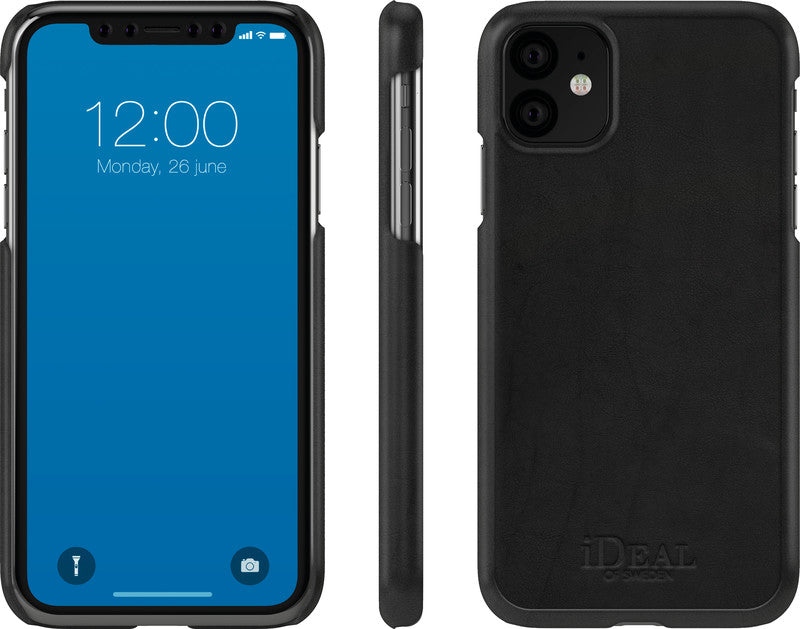 Ideal of Sweden – Backcover Como Case – für Apple iPhone 11 – schwarz – Kunstleder
