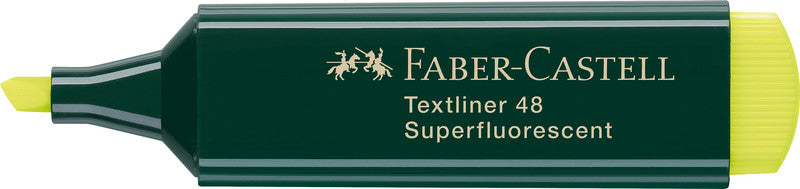 Faber-Castell Textmarker Gelb – Keilspitze, 1–5 mm, nachfüllbar