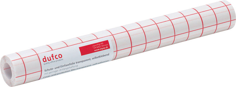 Dufco Klebefolie – matt, permanent, transparent – 30,0 × 500,0 cm