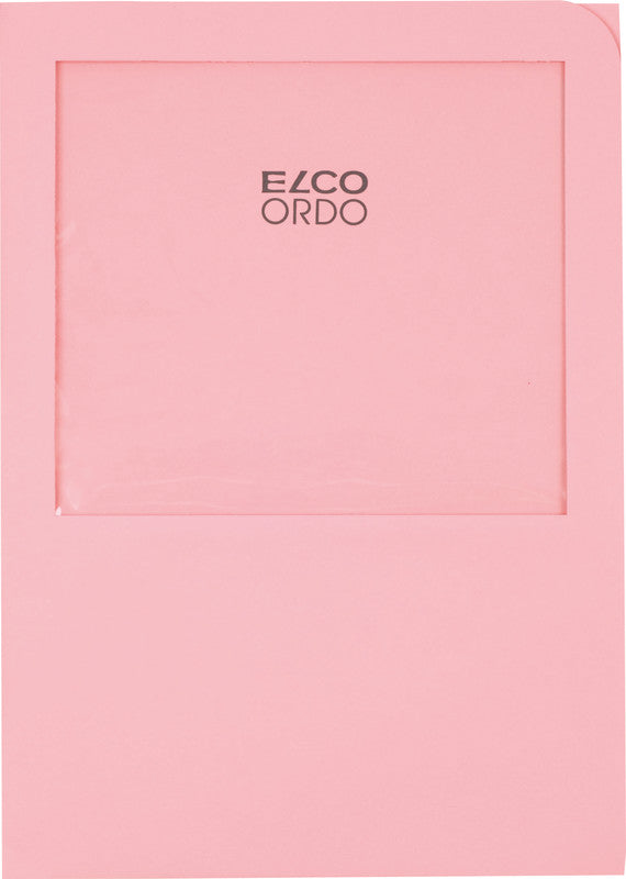 Elco Sichtmappe A4 – 100 Hüllen, Rosa, Papier