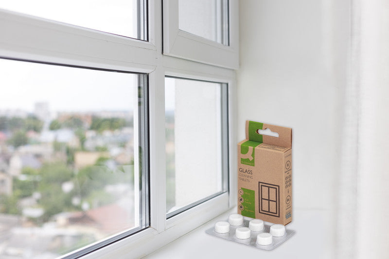 Q-Connect – Glasreiniger Tabs – 6 Tabs