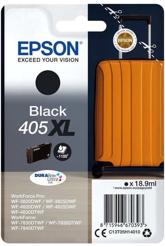 Epson Tintenpatrone 405XL, Schwarz, 18,9 ml