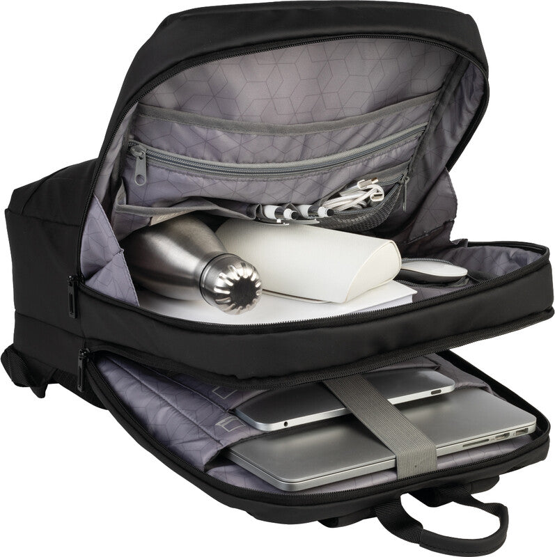 Bestway Business Pro Notebook-Rucksack – 17 l, wasserabweisend, Aufsteckfunktion, Kunststoff, schwarz