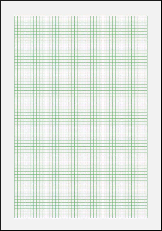 Noname Schulheft, 175 × 220 mm, kariert, Klammerheftung, Karton, 40 Seiten, 90 g/m² – grün