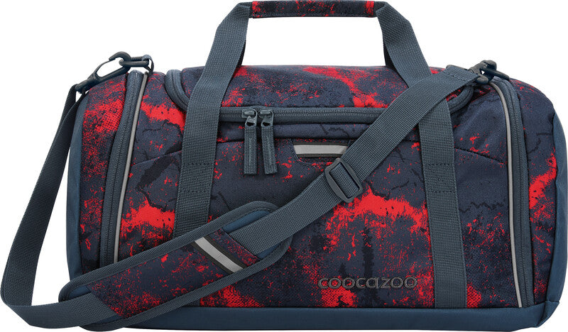 Coocazoo Sporttasche – 20 l, Motiv Broken Black, mit Schultergurt, wasserabweisend, 40 × 24 × 23 cm