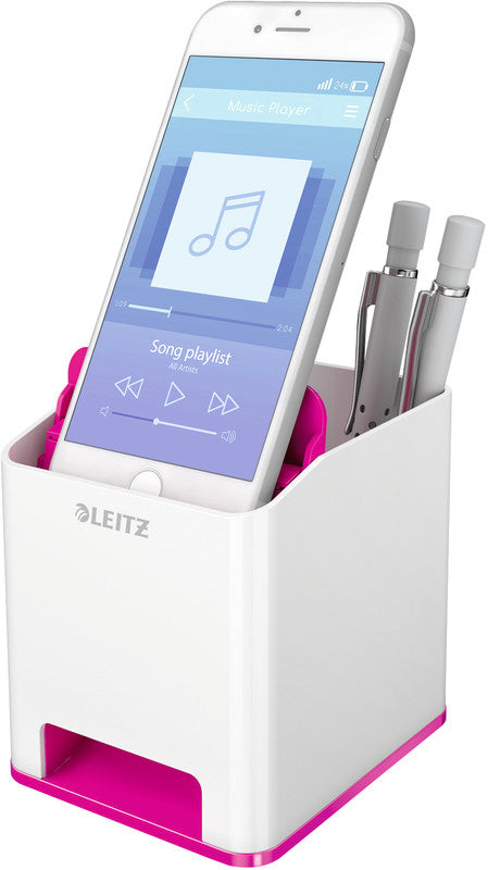Leitz Stiftschlaufe – Polystyrol, Pink, Weiss