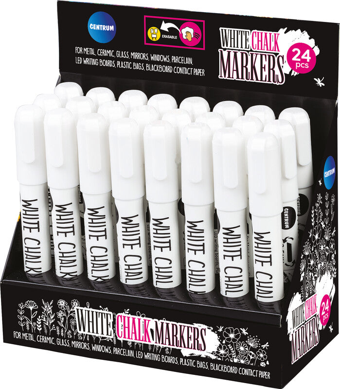 Centrum Kreidemarker – 3–5 mm – Weiss