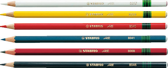 STABILO Non-Permanent-Marker Spezialstift All – Rundspitze – Gelb – Wasservermalbar