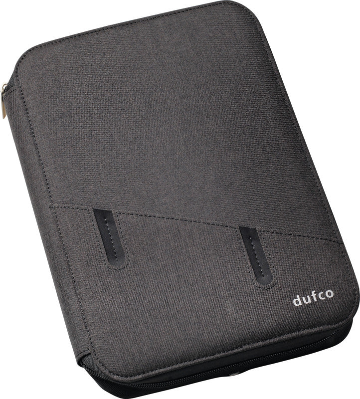 Dufco Konferenzmappe – Jede Marke, Anthrazit, Textil