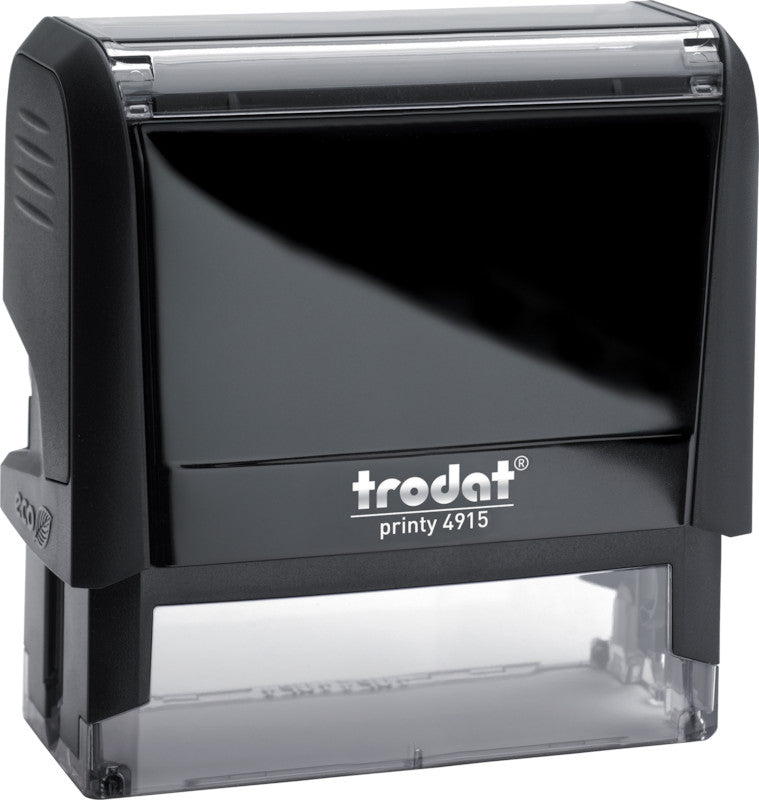 Trodat Motivstempel Printy 4.0 – Motiv: individuell, Kunststoff, 70 × 25 mm
