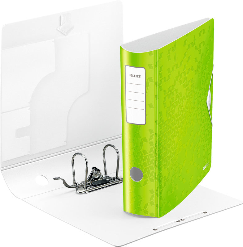 Leitz WOW 180° Ordner – für A4 – Rückenbreite 8,2 cm – Hellgrün