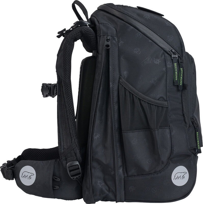 Beckmann Schulrucksack Active Air Flx – Pixel – 26,0×39,0×22,0 cm – aus recyceltem PET