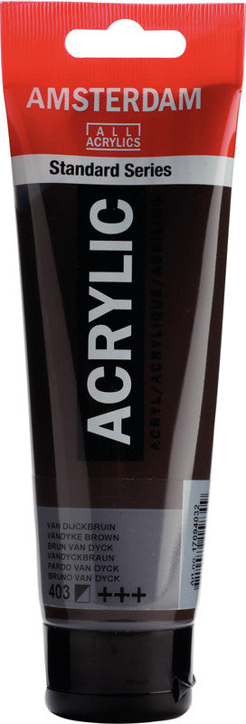 Royal Amsterdam – Acrylic Standard – Acrylfarbe – Vandyckbraun, 120 ml