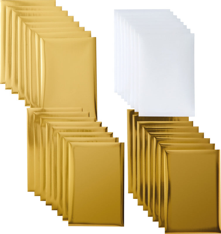 Cricut Transferfolie – für Cricut Joy – 101 × 152 mm – gold – 24 Blatt