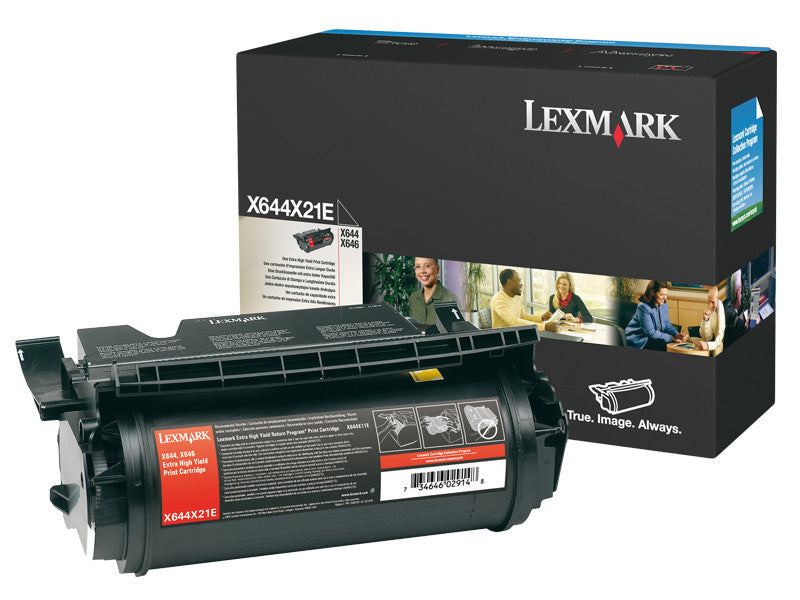 Lexmark Toner – schwarz, 10000 Seiten