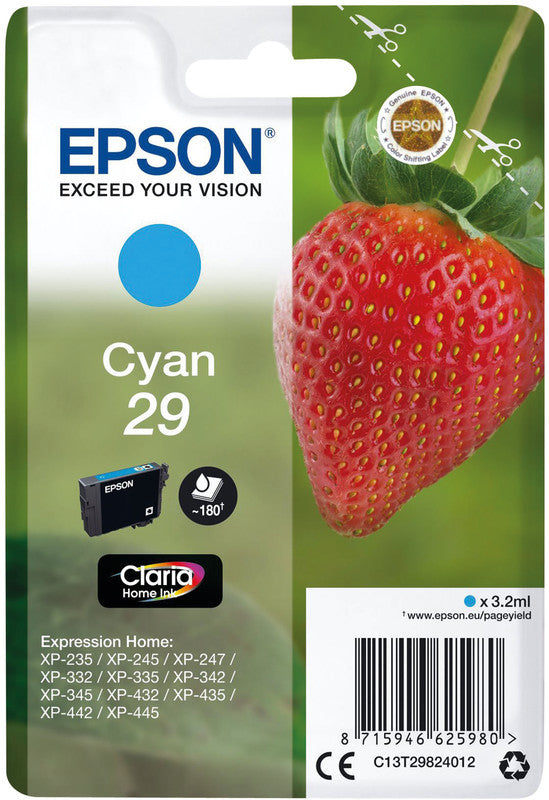 Epson Tintenpatrone 29, Cyan