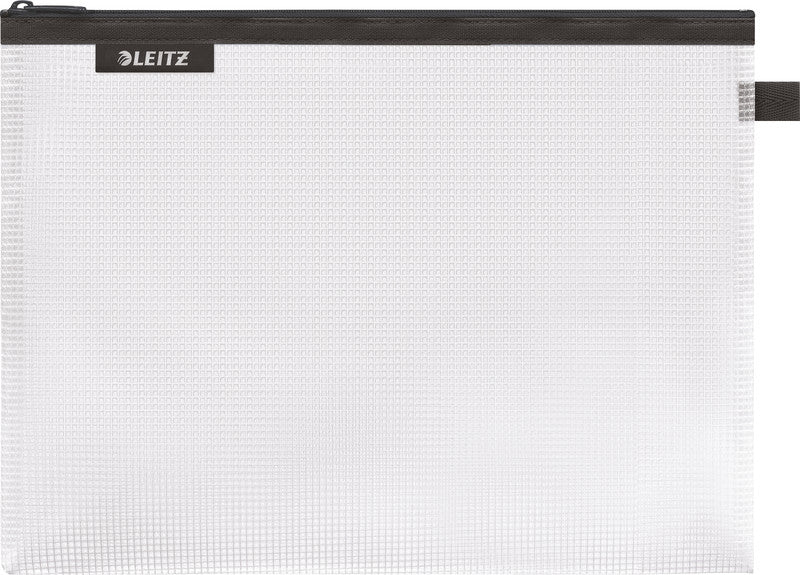 Leitz WOW Traveller Reissverschlusstasche – Wasserfest, mit Reissverschluss – 300 × 230 × 10 mm – Schwarz