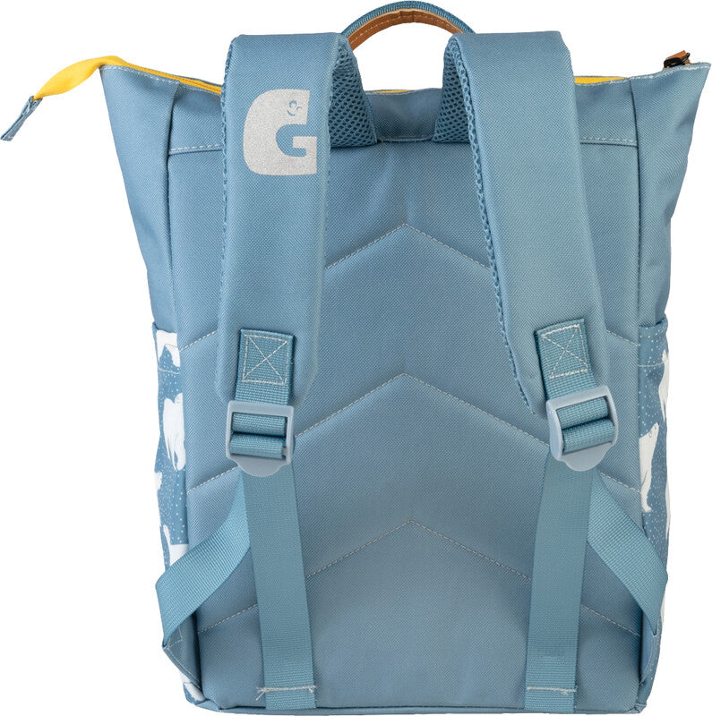 Glühwürmchen Kindergartenrucksack Lotte – Eisbär – Graublau