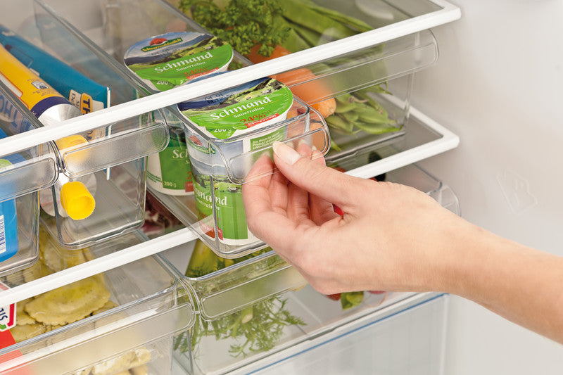 Rotho Kühlschrank-Organizer Loft – 3,1 l – Henkel, spülmaschinenfest – Kunststoff – transparent