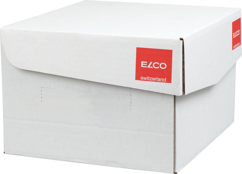 Elco Couvert C5 (229 × 162 mm), ohne Fenster, haftklebend (Optifix), weiss, 120 g/m², Papier – 500 Stk.