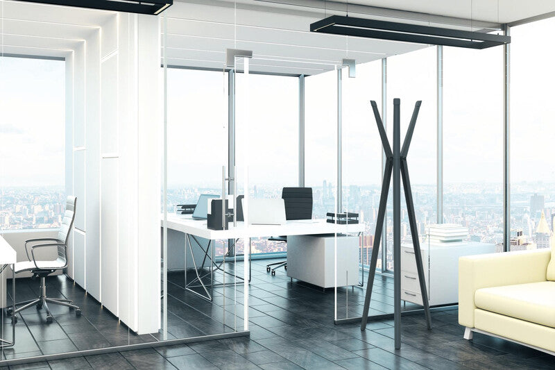 Durable Garderobenständer – Aluminium – Schwarz – 1'600 mm