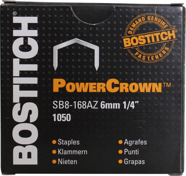 Bostitch Heftklammern – 6 mm – Metall, silber – 1050 Stk.