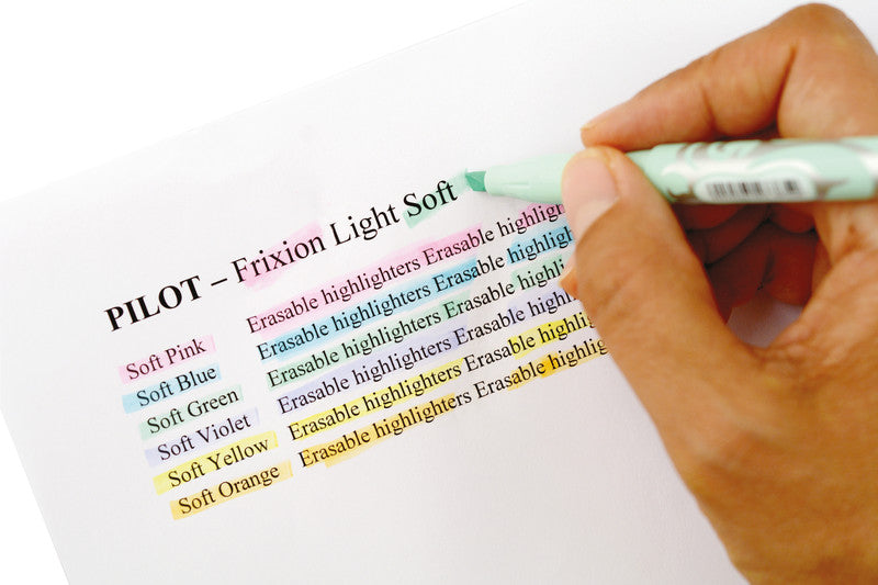 Pilot FriXion Light Textmarker pastellorange – Keilspitze, 3,3 mm, radierbar