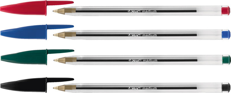 BIC Kugelschreiber – Transparent, Kunststoff