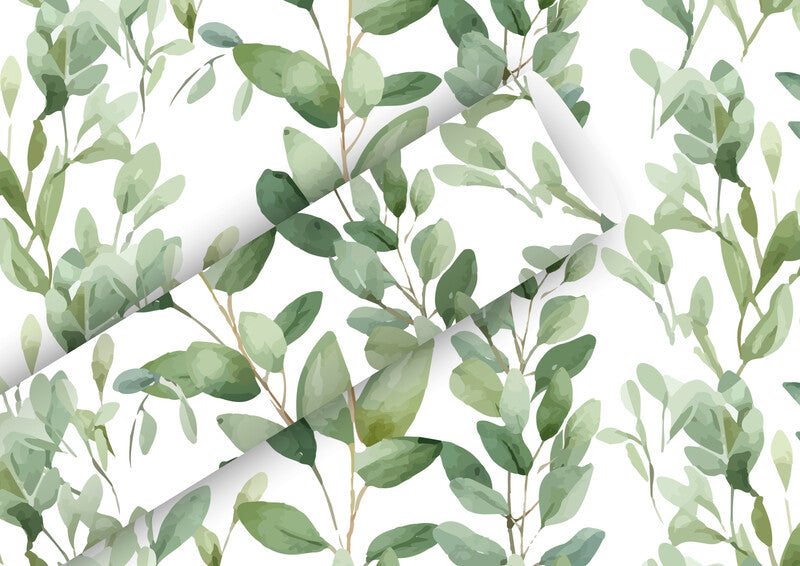 Braun + company Geschenkpapier Soft Green Kraftpapier – 70 cm × 2 m – 70 g/m²