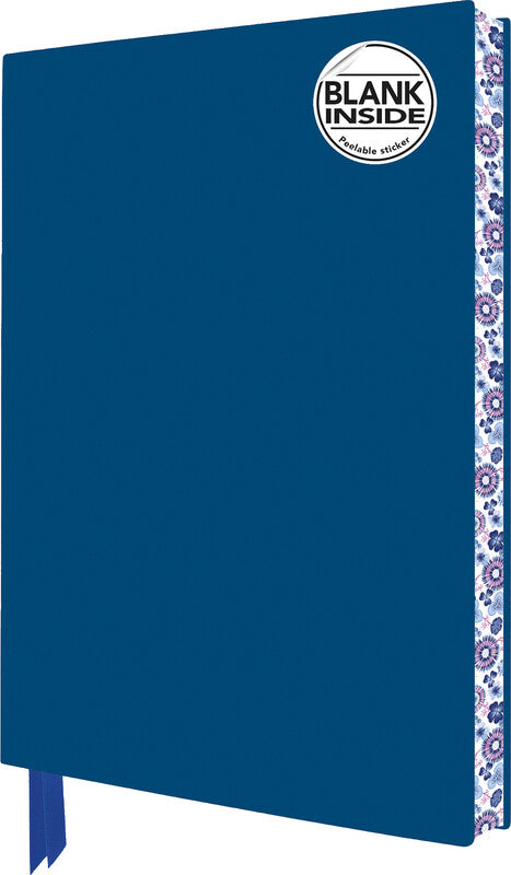 Denkzettel Flame Tree Notizbuch – A5 – blanko – 176 Seiten – 82 g/m² – Softcover, abgerundete Ecken, 2 Lesezeichen – blau