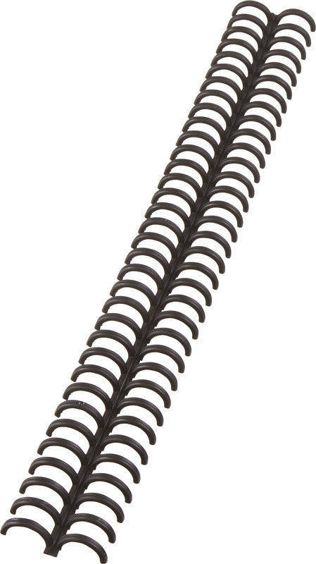 GBC Bindedisc-Ringe – Ø 12 mm, schwarz, Kunststoff – 50 Stk.