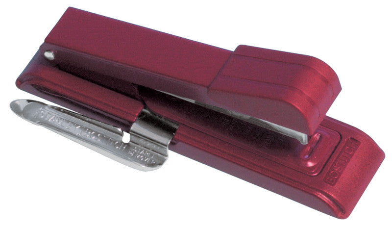 Bostitch B8 Hefter, 26 Blatt, Heftklammer-Entferner, Einlegetiefe 65 mm, Weinrot
