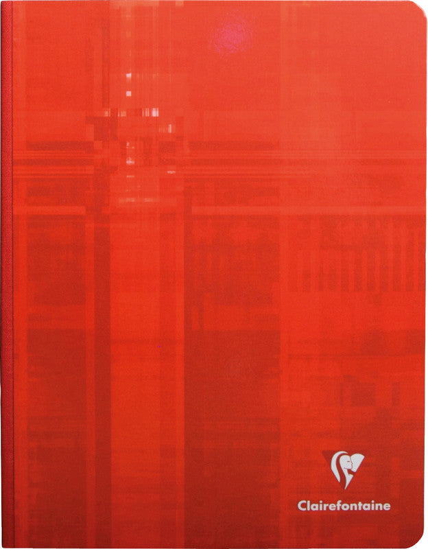 Clairefontaine Notizheft, 170 × 220 mm, kariert, Leinenrücken, 192 Seiten, 90 g/m² – sortiert